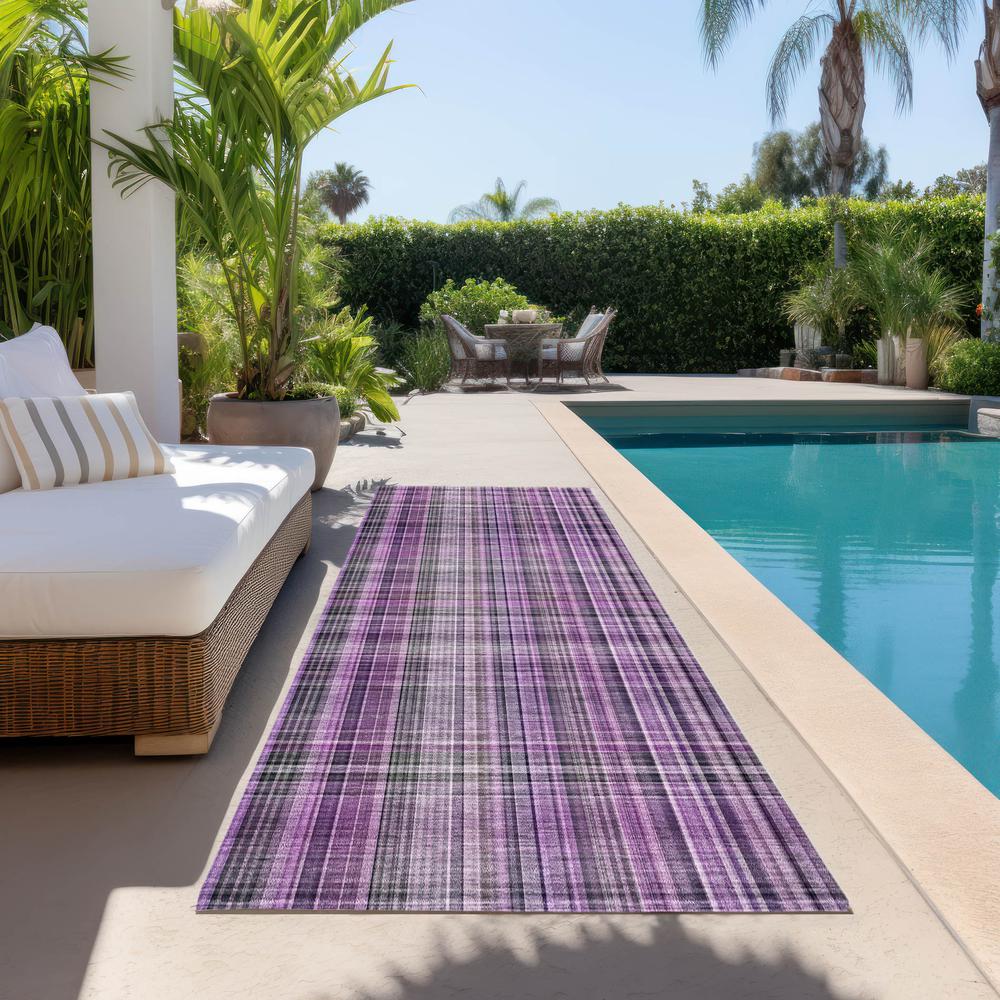 Chantille ACN541 Purple 2'3" x 7'6" Rug. Picture 7