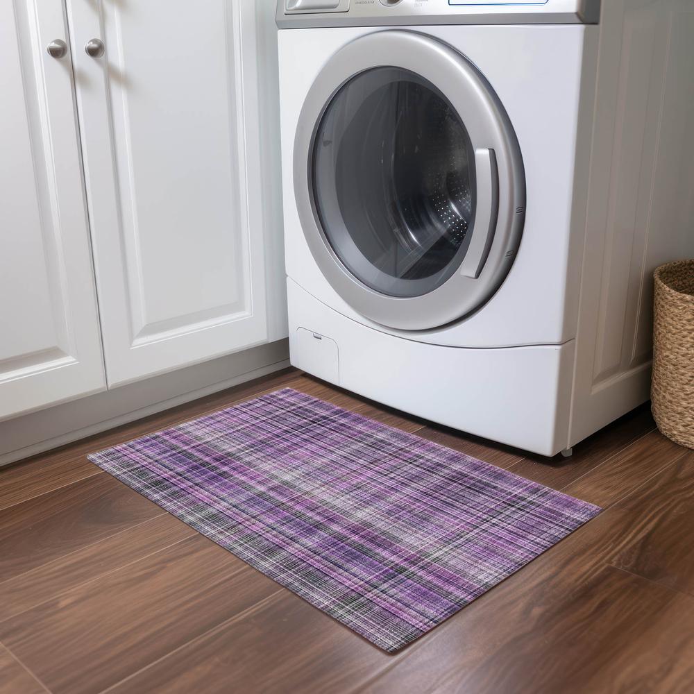 Chantille ACN541 Purple 1'8" x 2'6" Rug. Picture 7