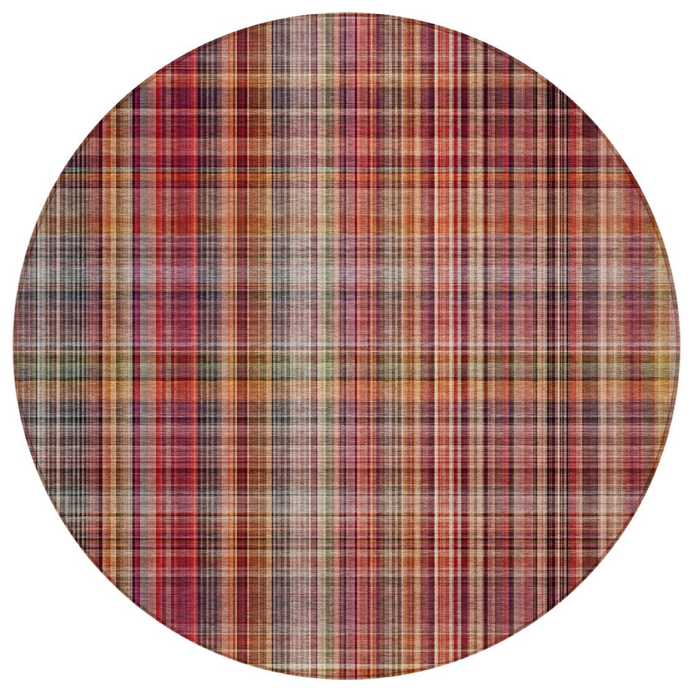 Chantille ACN541 Red 8' x 8' Rug. Picture 1