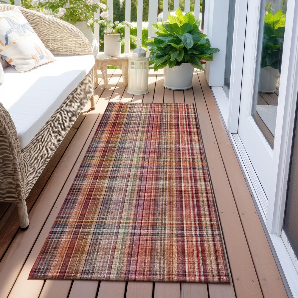 Chantille ACN541 Red 2'3" x 7'6" Rug. Picture 7