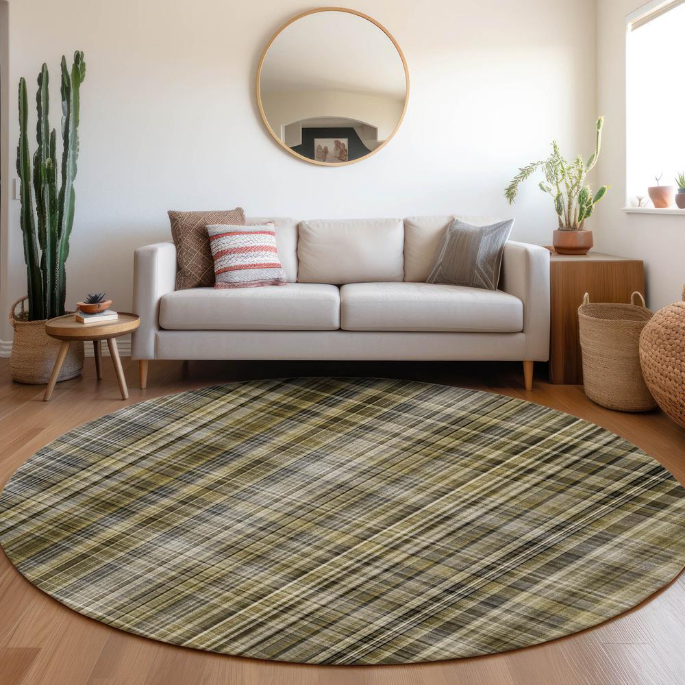 Chantille ACN541 Brown 8' x 8' Rug. Picture 6