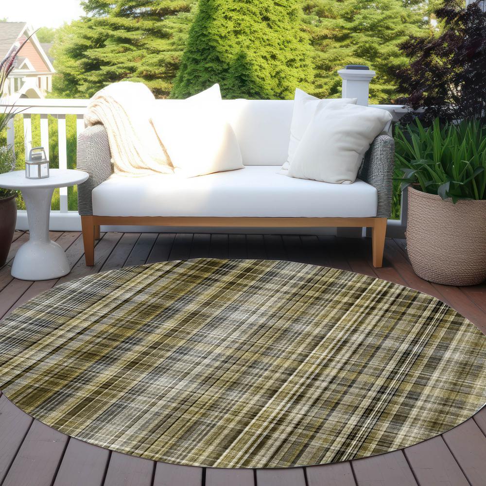 Chantille ACN541 Brown 8' x 8' Rug. Picture 7