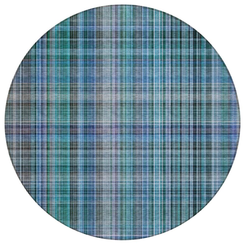 Chantille ACN541 Teal 8' x 8' Rug. Picture 1