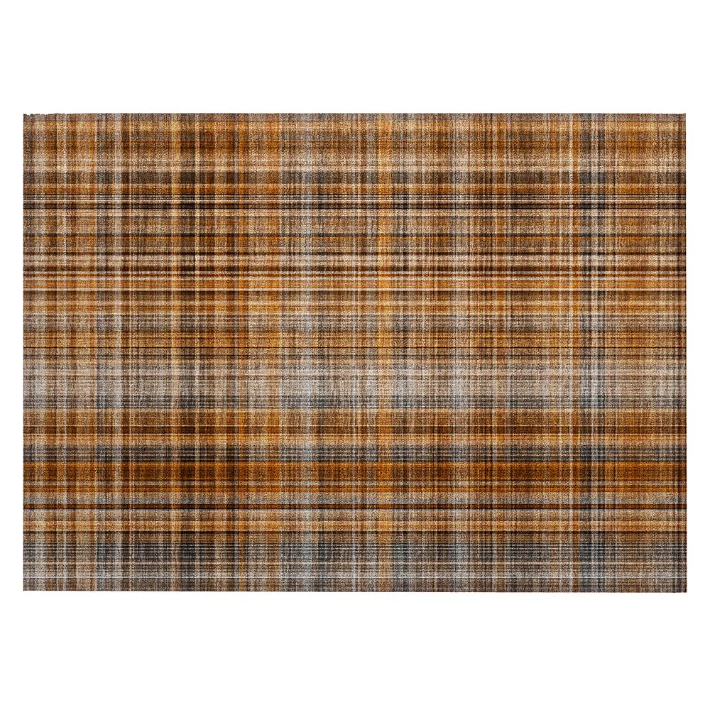 Chantille ACN541 Orange 1'8" x 2'6" Rug. Picture 1