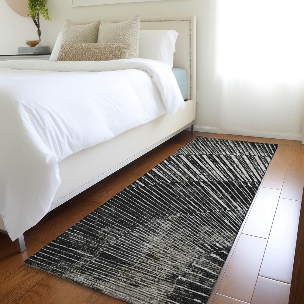 Chantille ACN542 Black 2'3" x 7'6" Rug. Picture 6