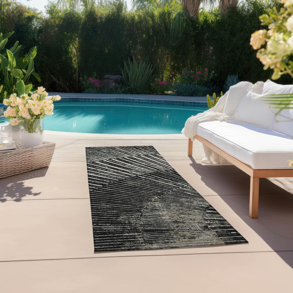 Chantille ACN542 Black 2'3" x 7'6" Rug. Picture 7