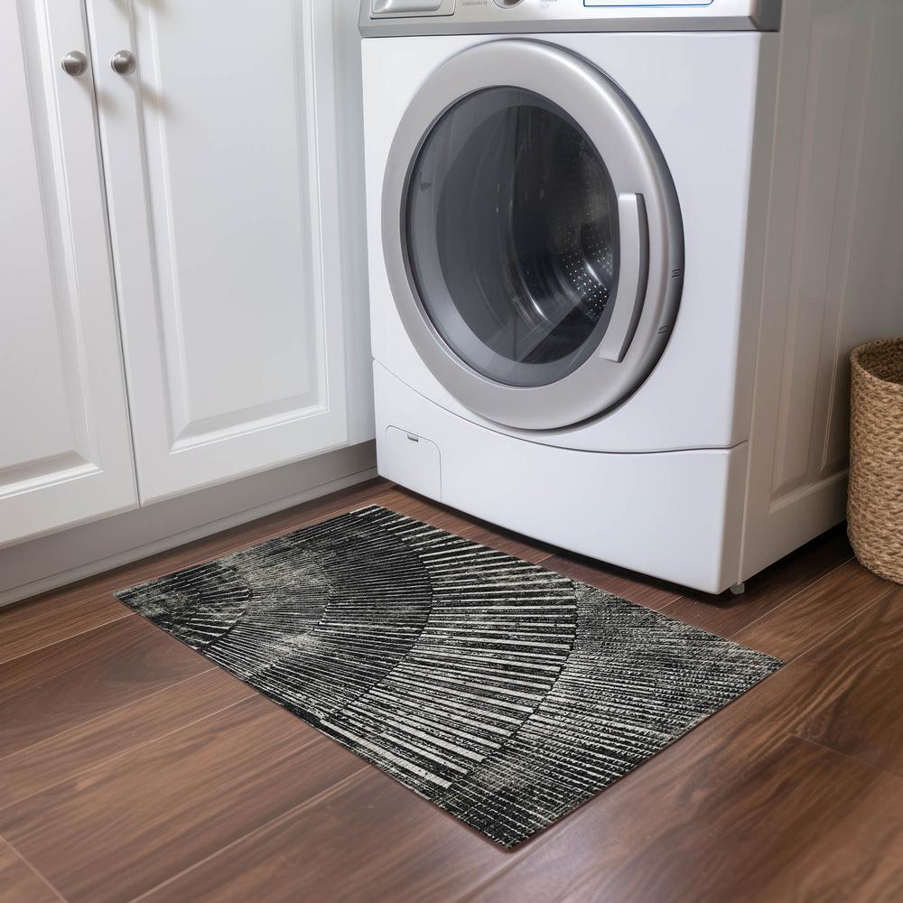 Chantille ACN542 Black 1'8" x 2'6" Rug. Picture 6