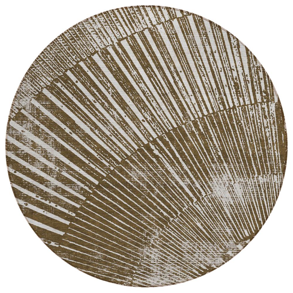 Chantille ACN542 Brown 8' x 8' Rug. Picture 1