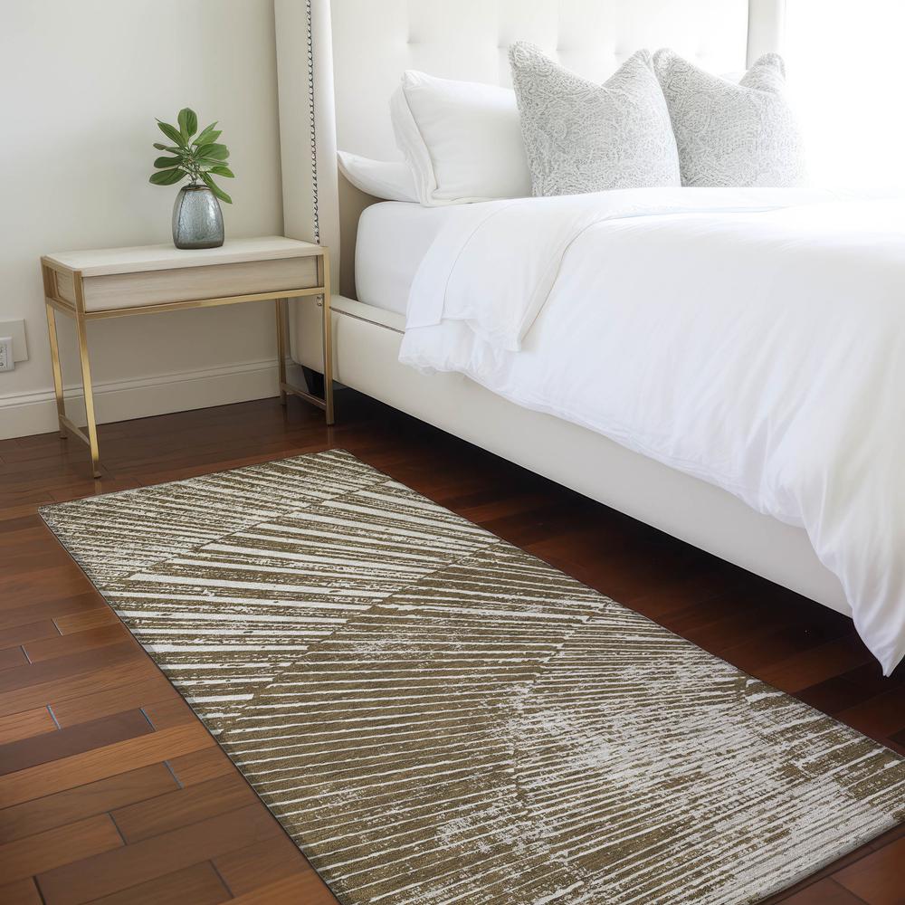 Chantille ACN542 Brown 2'3" x 7'6" Rug. Picture 7