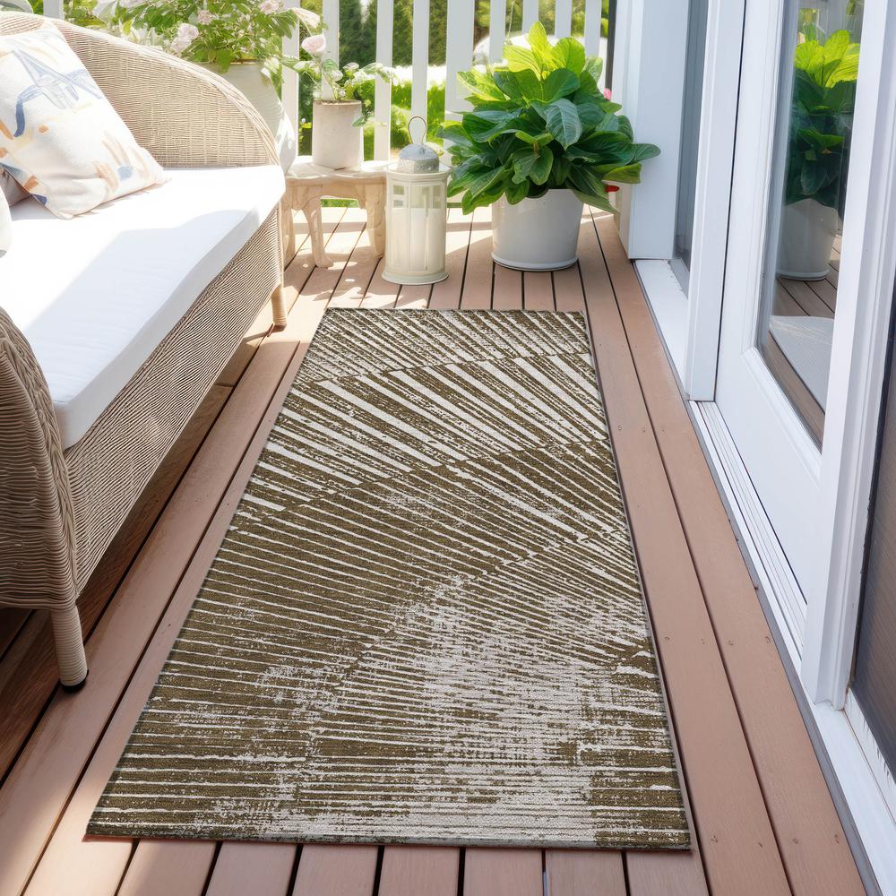 Chantille ACN542 Brown 2'3" x 7'6" Rug. Picture 8