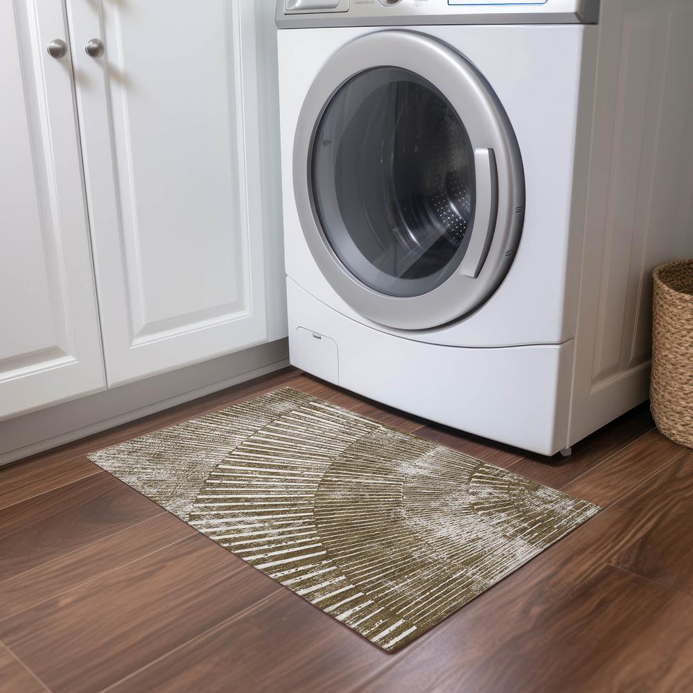 Chantille ACN542 Brown 1'8" x 2'6" Rug. Picture 7
