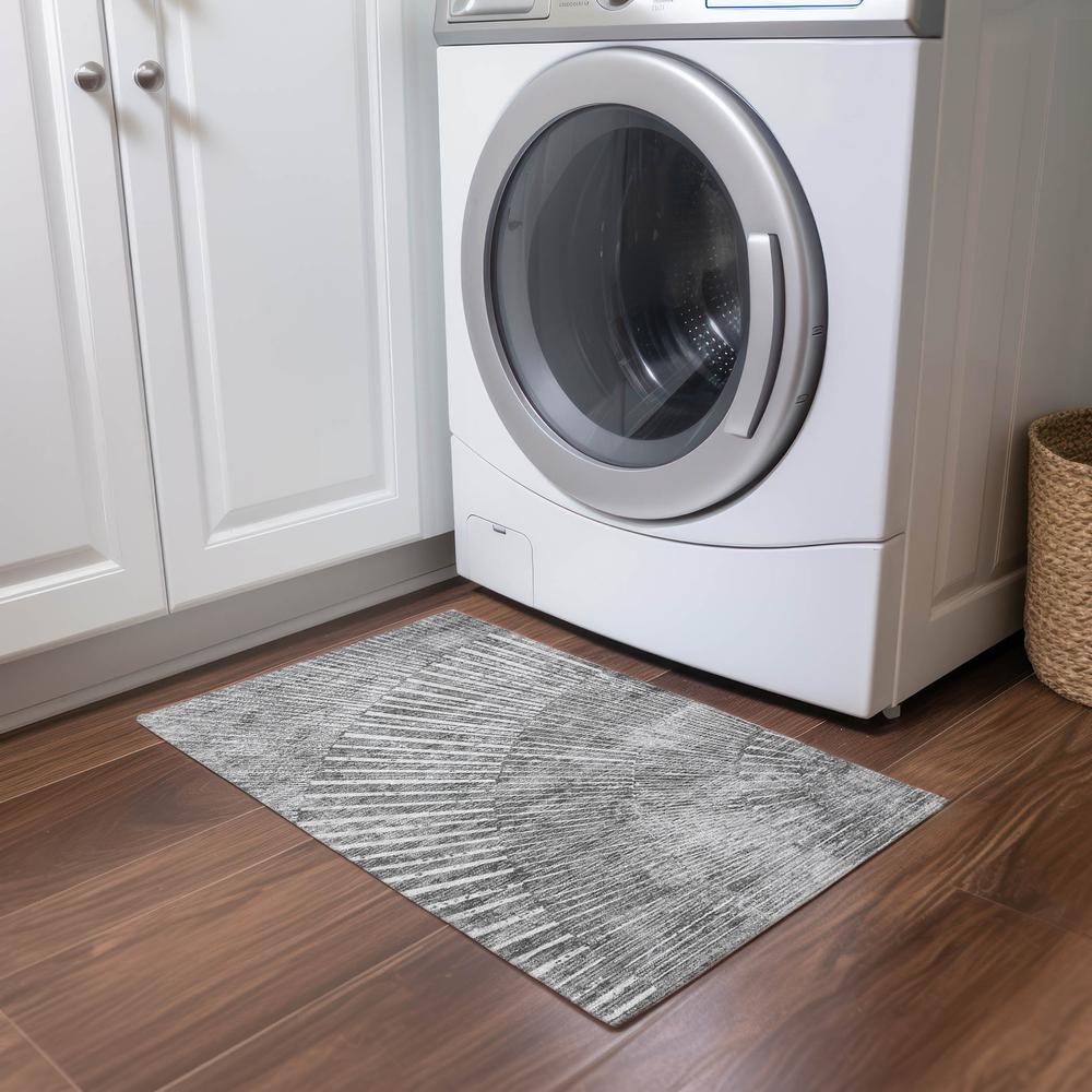 Chantille ACN542 Gray 1'8" x 2'6" Rug. Picture 6
