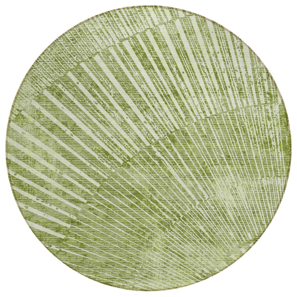 Chantille ACN542 Green 8' x 8' Rug. Picture 1
