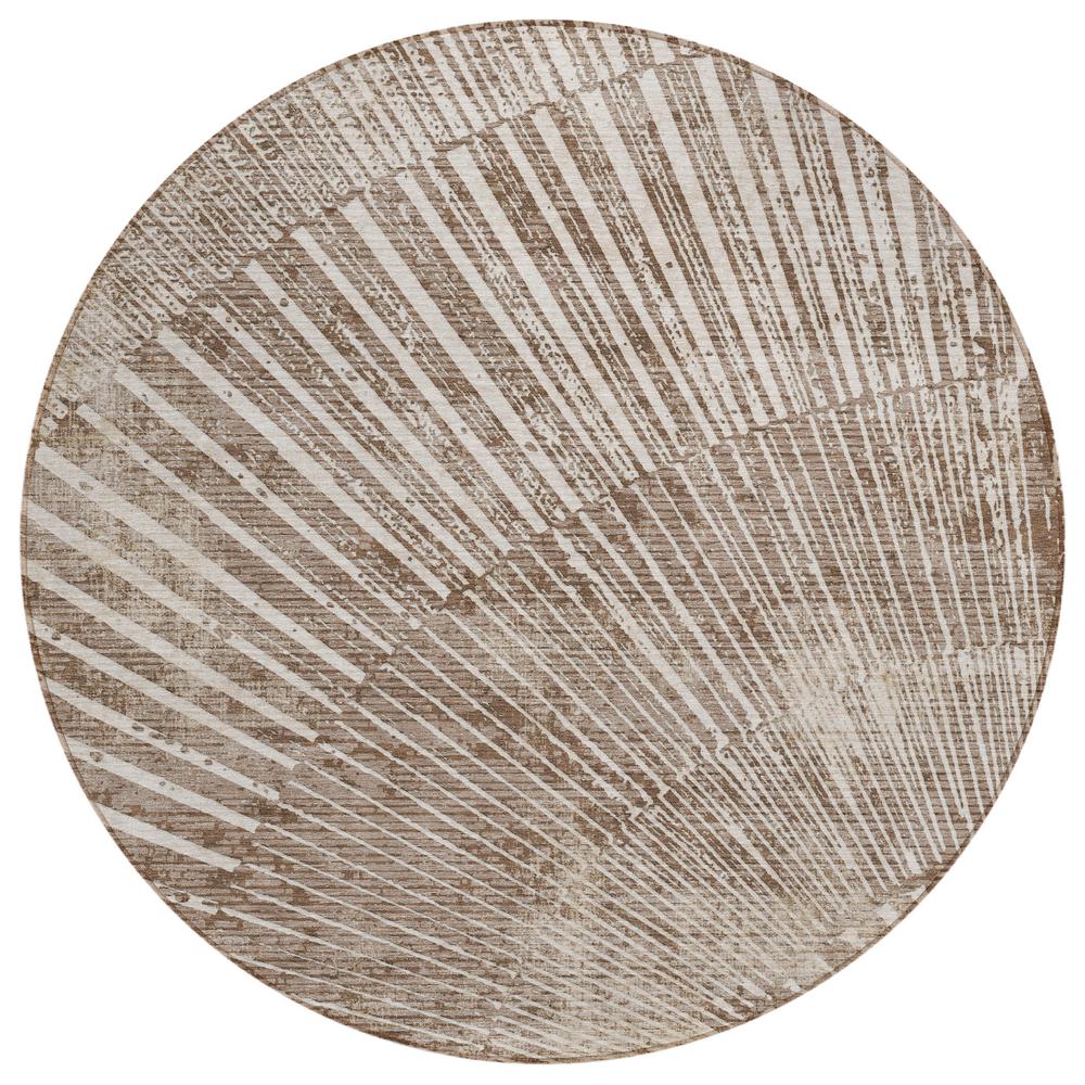 Chantille ACN542 Brown 8' x 8' Rug. Picture 1