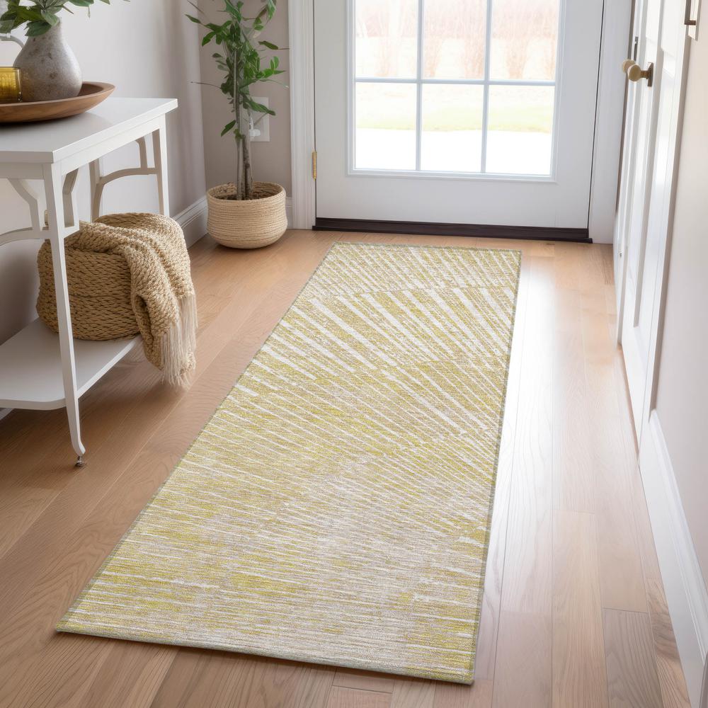 Chantille ACN542 Gold 2'3" x 7'6" Rug. Picture 6