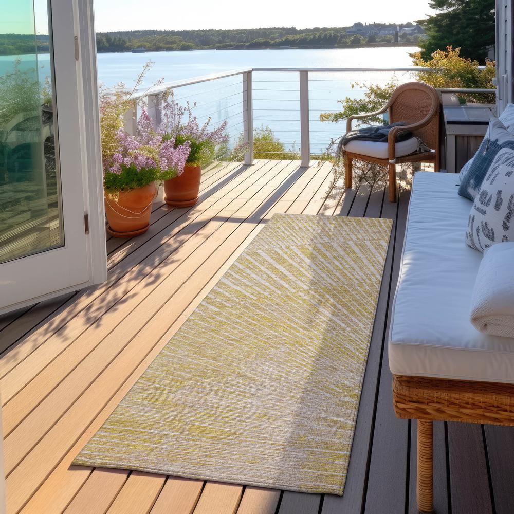 Chantille ACN542 Gold 2'3" x 7'6" Rug. Picture 7