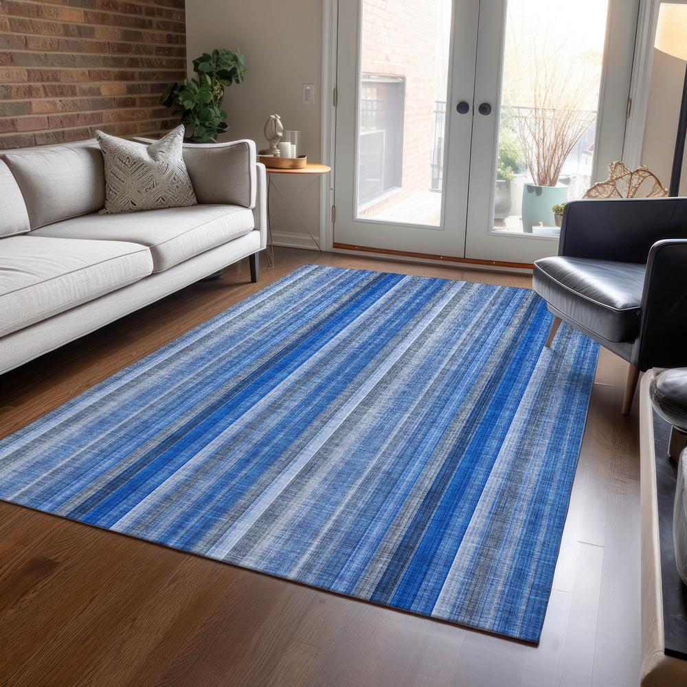 Chantille ACN543 Blue 2'6" x 3'10" Rug. Picture 6