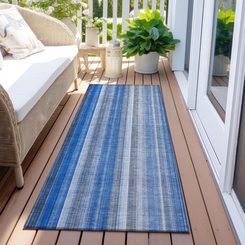 Chantille ACN543 Blue 2'3" x 7'6" Rug. Picture 7