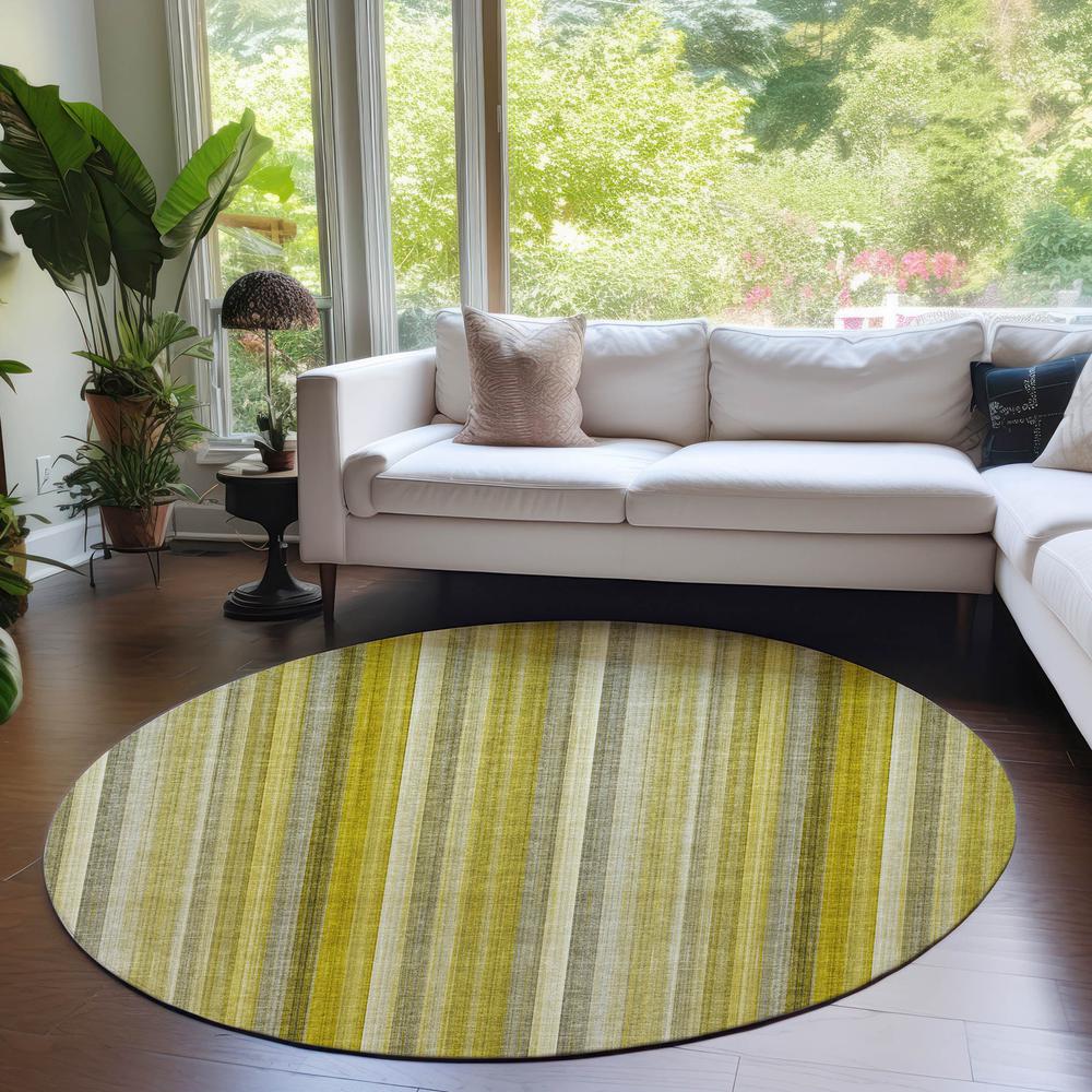 Chantille ACN543 Gold 8' x 8' Rug. Picture 6