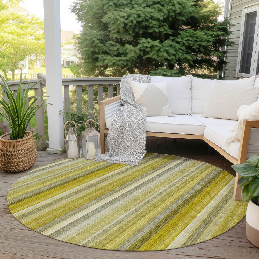 Chantille ACN543 Gold 8' x 8' Rug. Picture 7