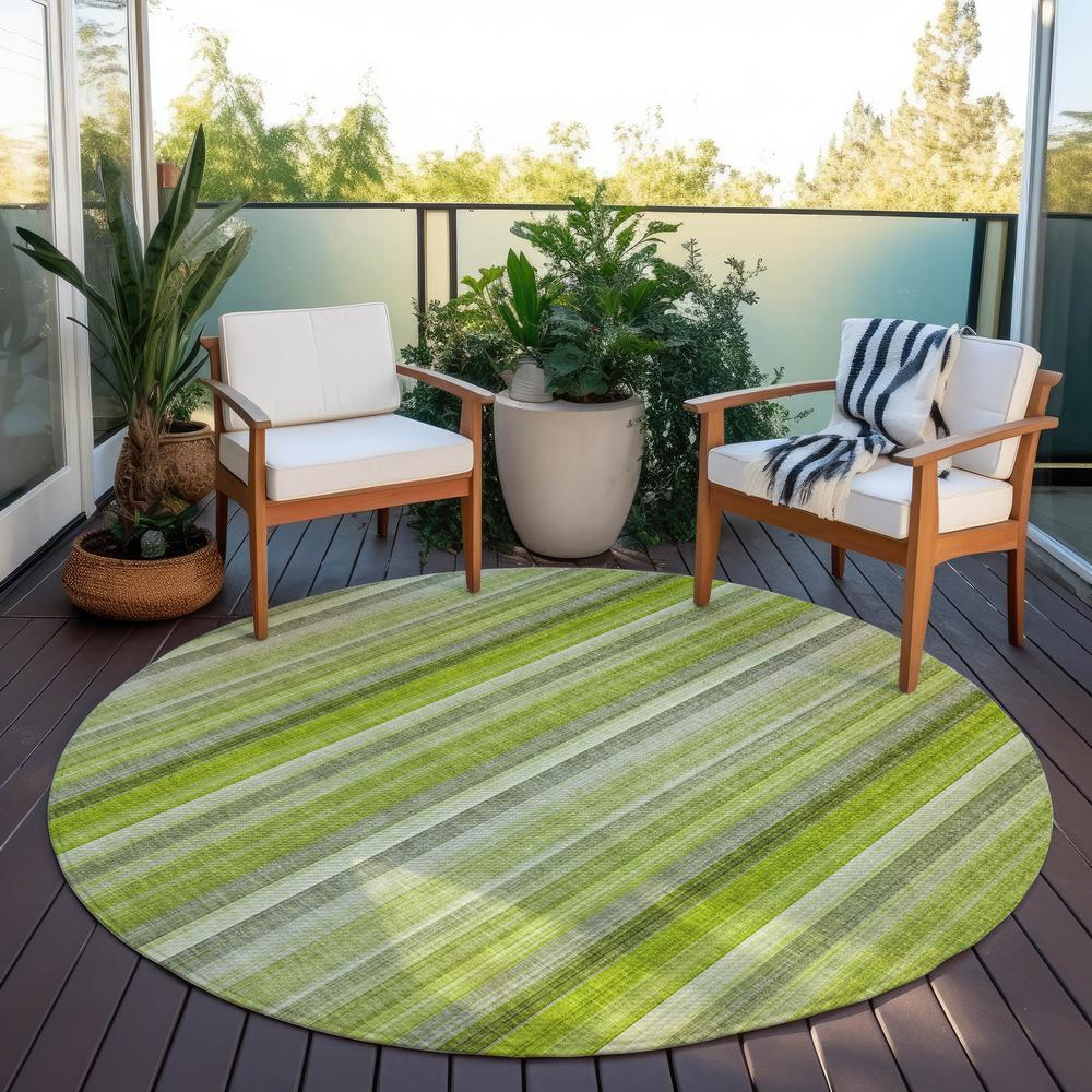 Chantille ACN543 Green 8' x 8' Rug. Picture 7