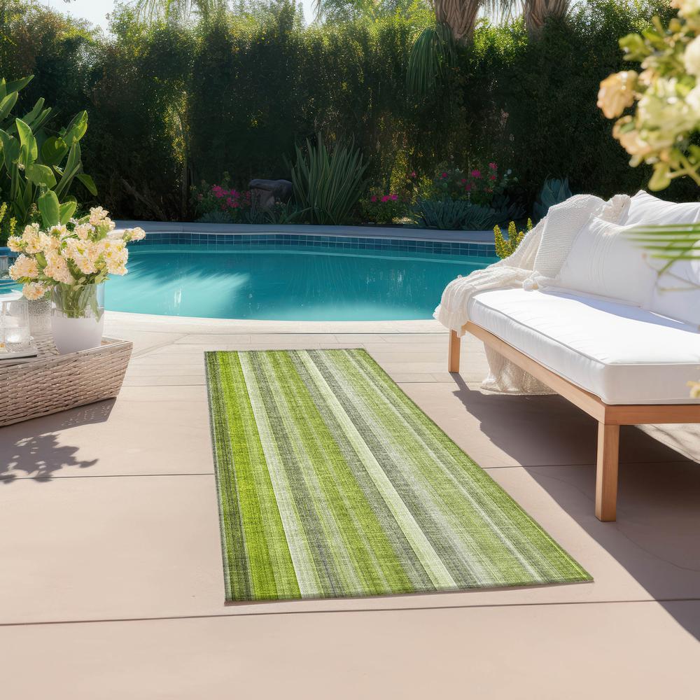 Chantille ACN543 Green 2'3" x 7'6" Rug. Picture 8