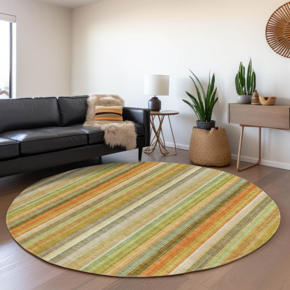 Chantille ACN543 Brown 8' x 8' Rug. Picture 6