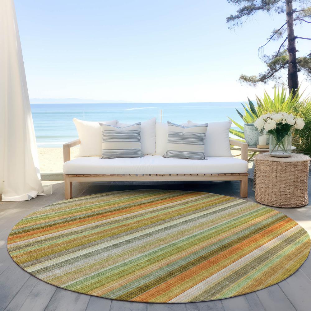 Chantille ACN543 Brown 8' x 8' Rug. Picture 7