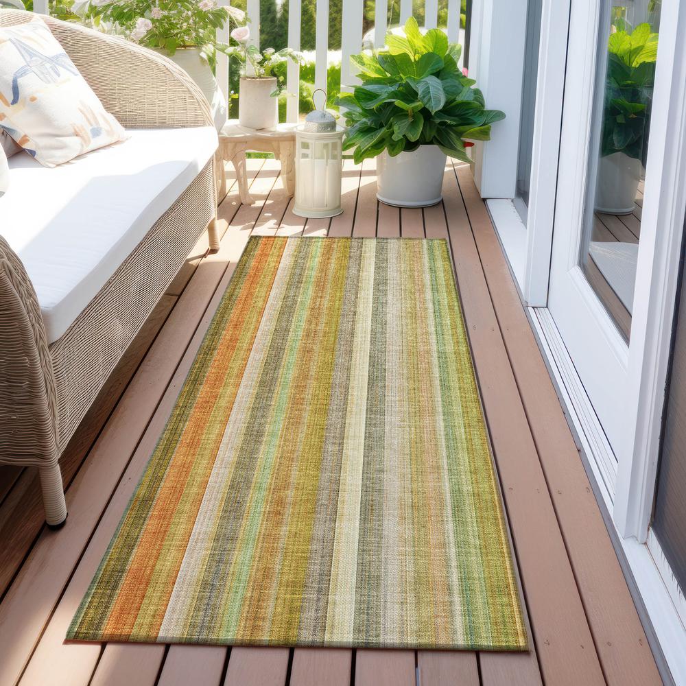 Chantille ACN543 Brown 2'3" x 7'6" Rug. Picture 7