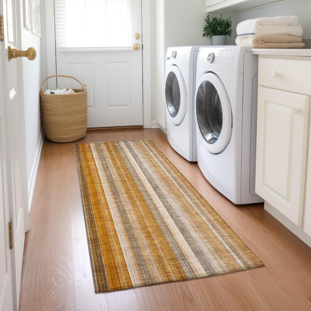 Chantille ACN543 Orange 2'3" x 7'6" Rug. Picture 7