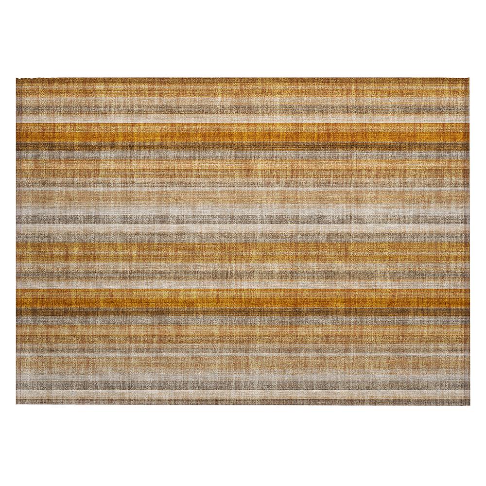 Chantille ACN543 Orange 1'8" x 2'6" Rug. Picture 1