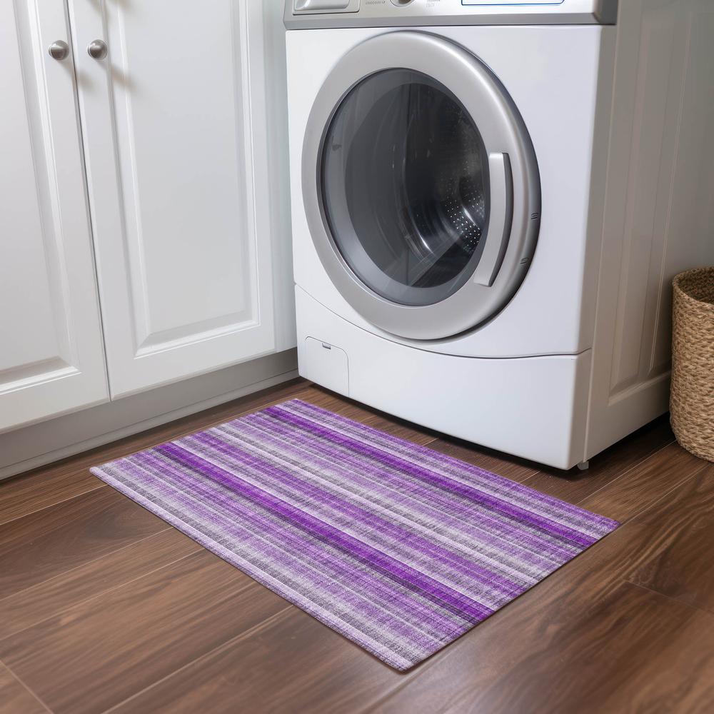Chantille ACN543 Purple 1'8" x 2'6" Rug. Picture 6