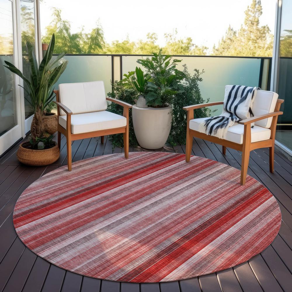 Chantille ACN543 Red 8' x 8' Rug. Picture 7