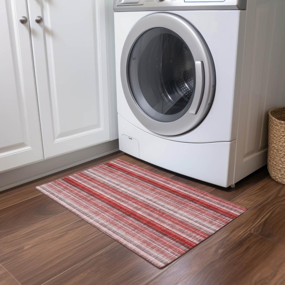 Chantille ACN543 Red 1'8" x 2'6" Rug. Picture 6