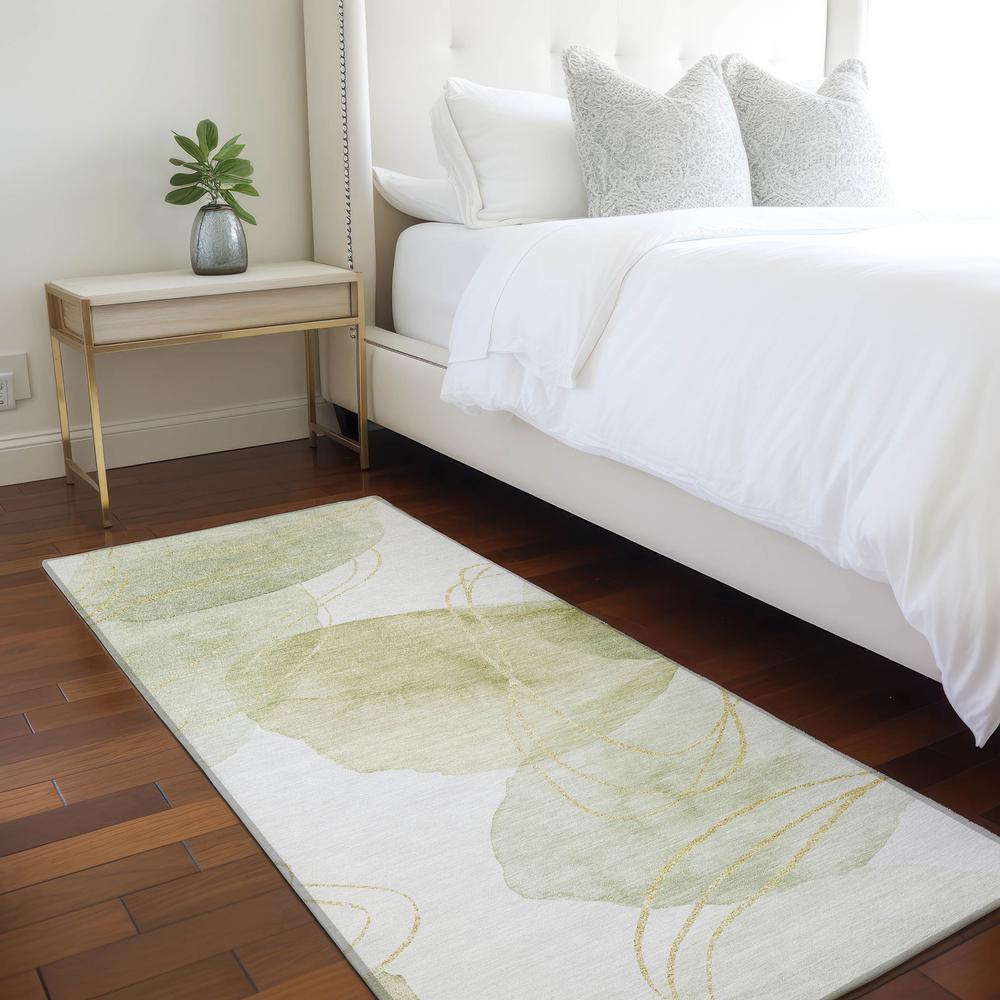 Chantille ACN544 Green 2'3" x 7'6" Rug. Picture 6