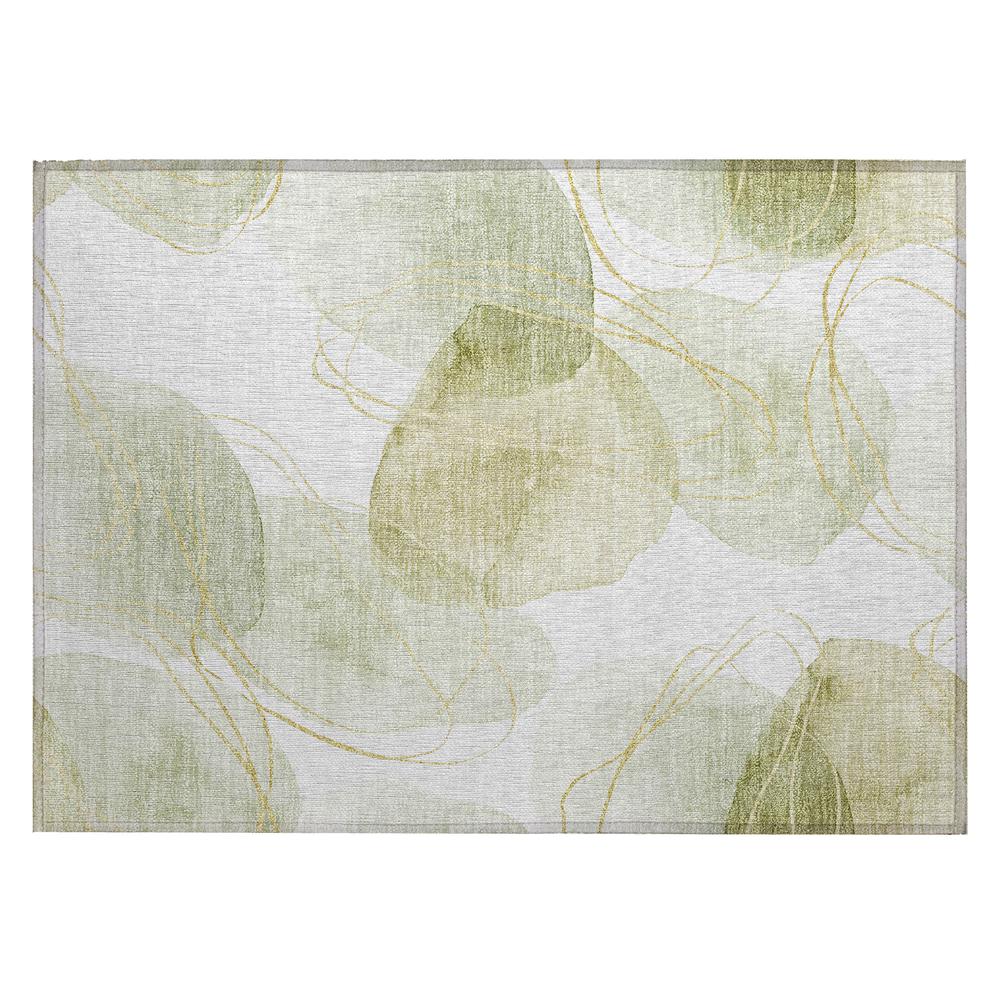 Chantille ACN544 Green 1'8" x 2'6" Rug. Picture 1