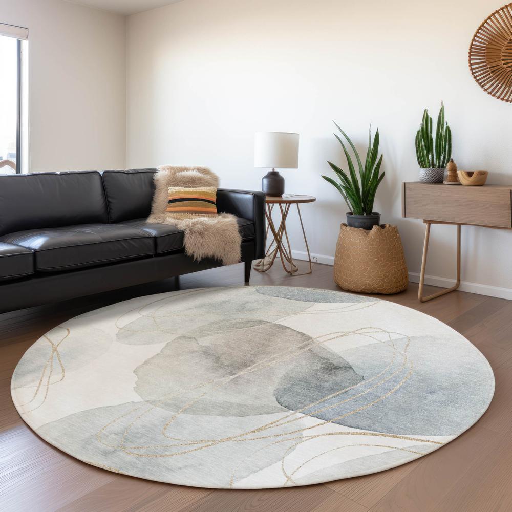 Chantille ACN544 Ivory 8' x 8' Rug. Picture 6