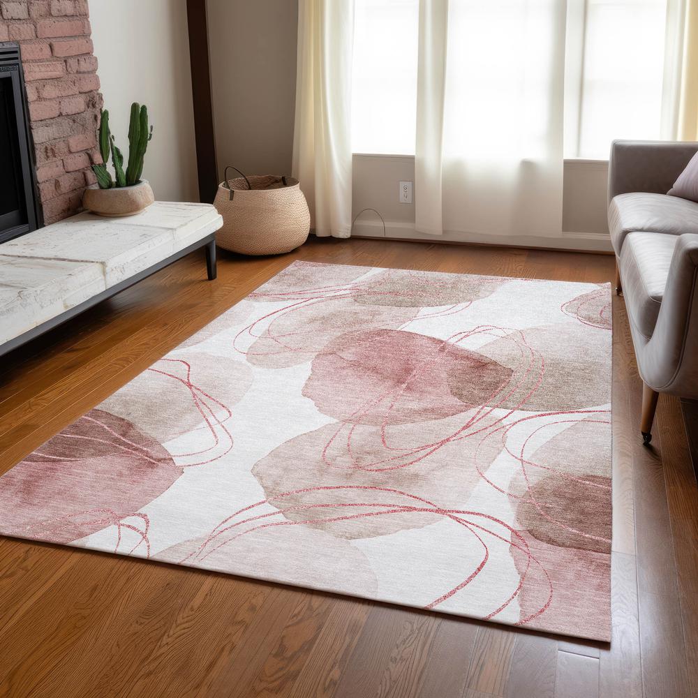 Chantille ACN544 Red 2'6" x 3'10" Rug. Picture 7