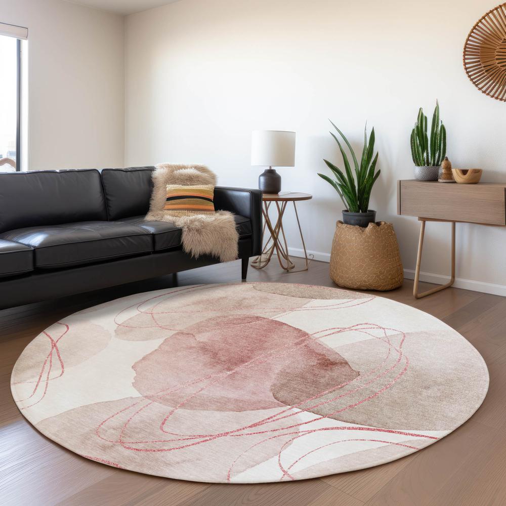 Chantille ACN544 Red 8' x 8' Rug. Picture 6