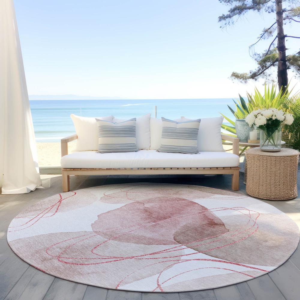 Chantille ACN544 Red 8' x 8' Rug. Picture 7