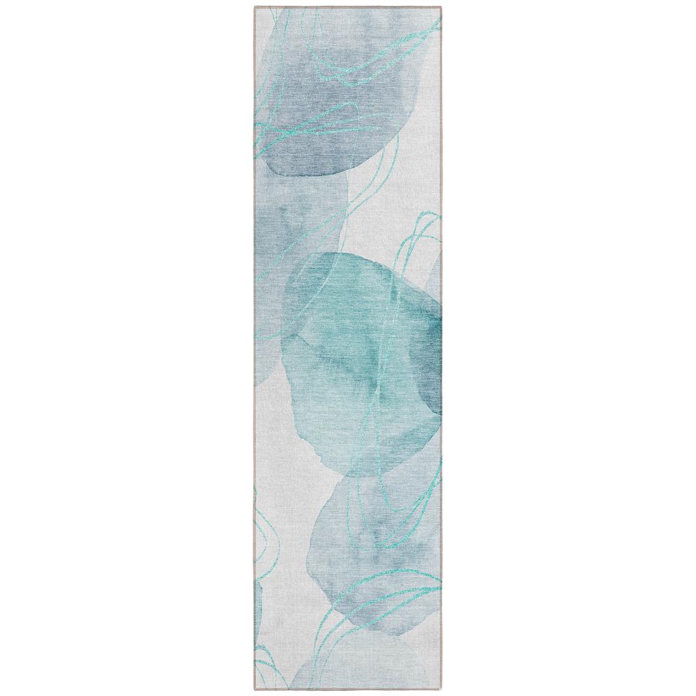 Chantille ACN544 Teal 2'3" x 7'6" Rug. Picture 1