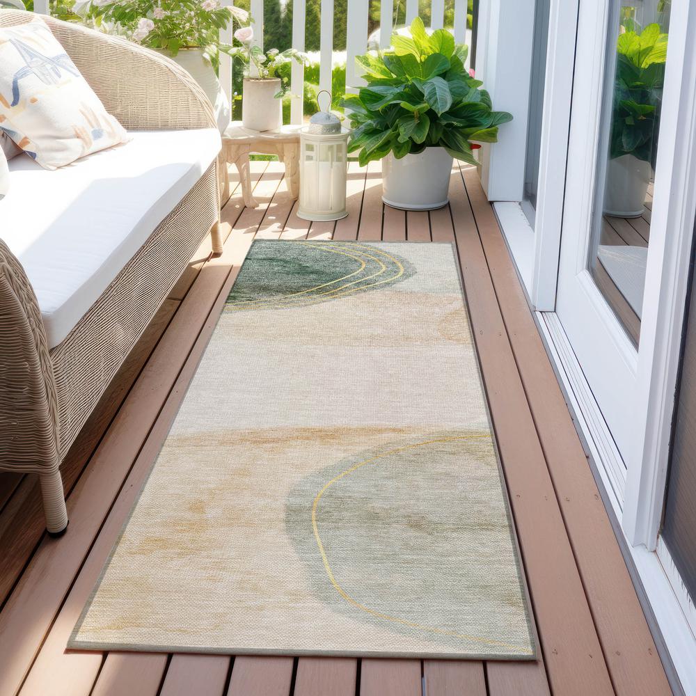 Chantille ACN545 Brown 2'3" x 7'6" Rug. Picture 7
