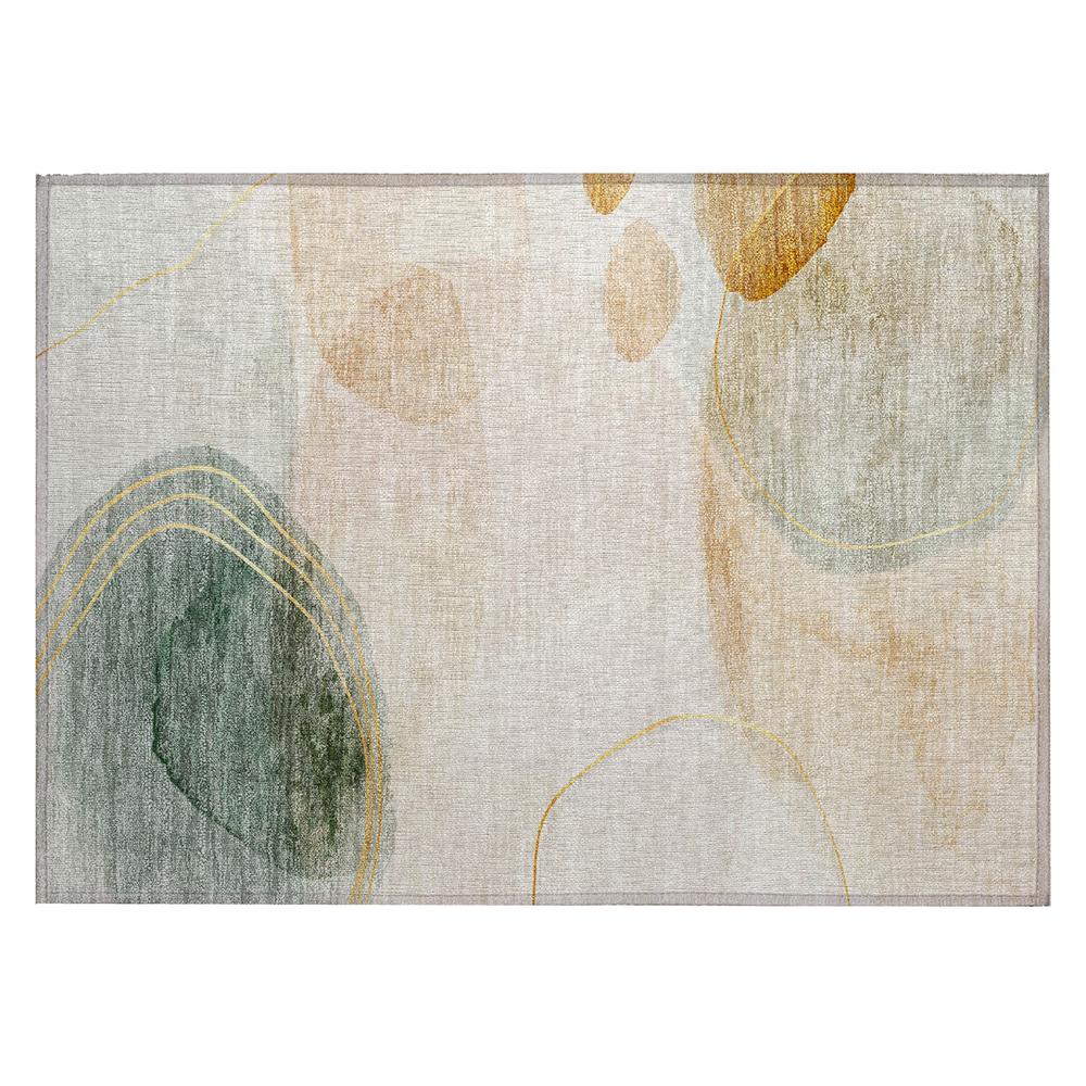 Chantille ACN545 Brown 1'8" x 2'6" Rug. Picture 1
