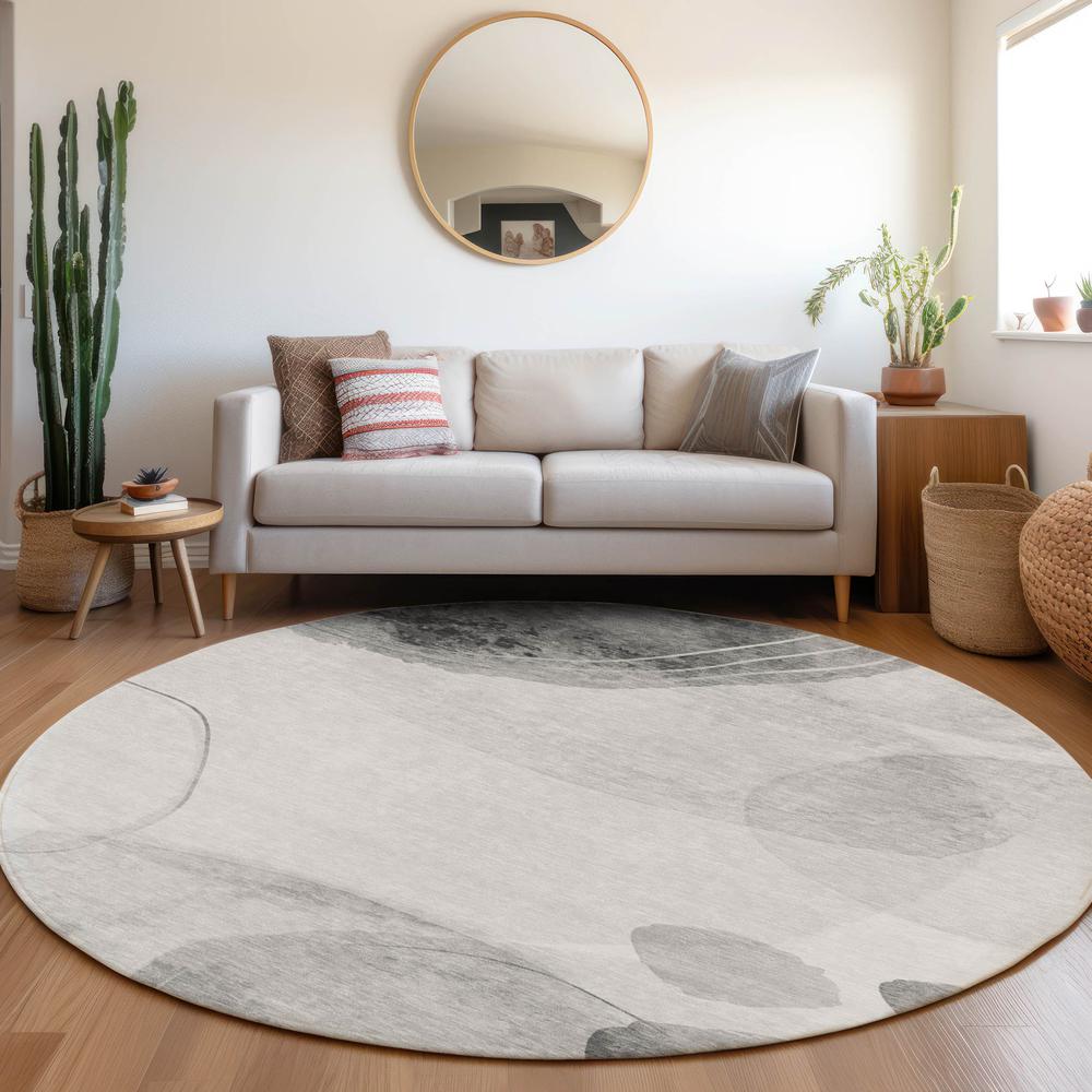 Chantille ACN545 Gray 8' x 8' Rug. Picture 7