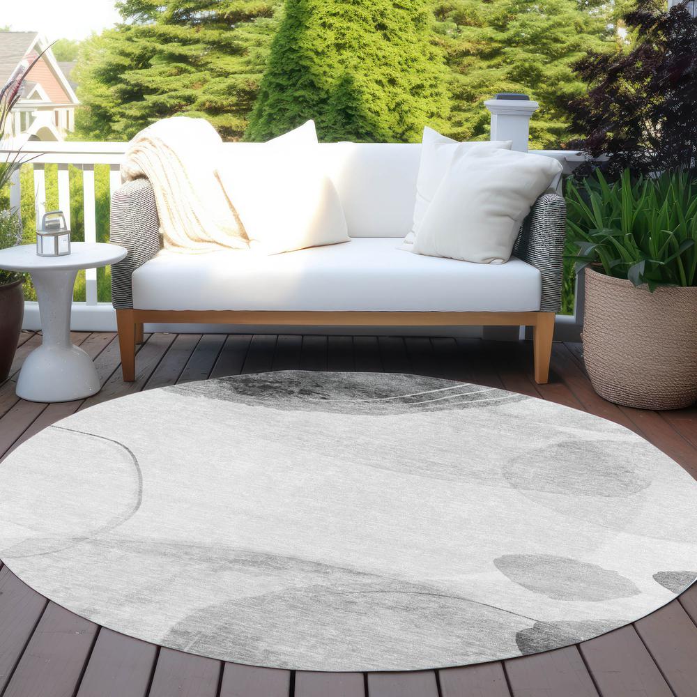 Chantille ACN545 Gray 8' x 8' Rug. Picture 8