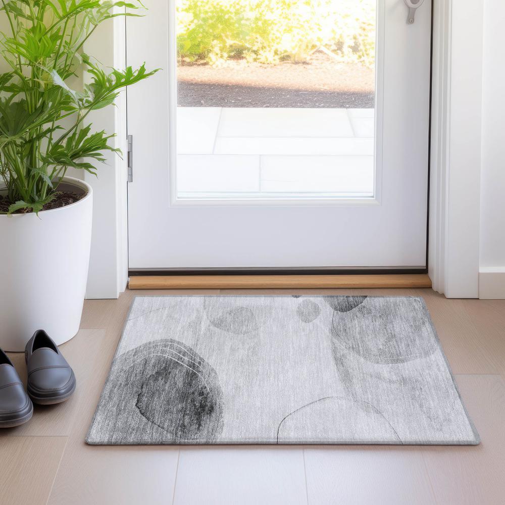 Chantille ACN545 Gray 1'8" x 2'6" Rug. Picture 7