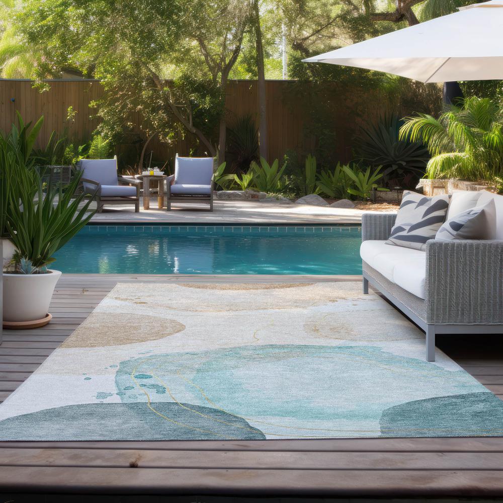 Chantille ACN546 Brown 2'6" x 3'10" Rug. Picture 9