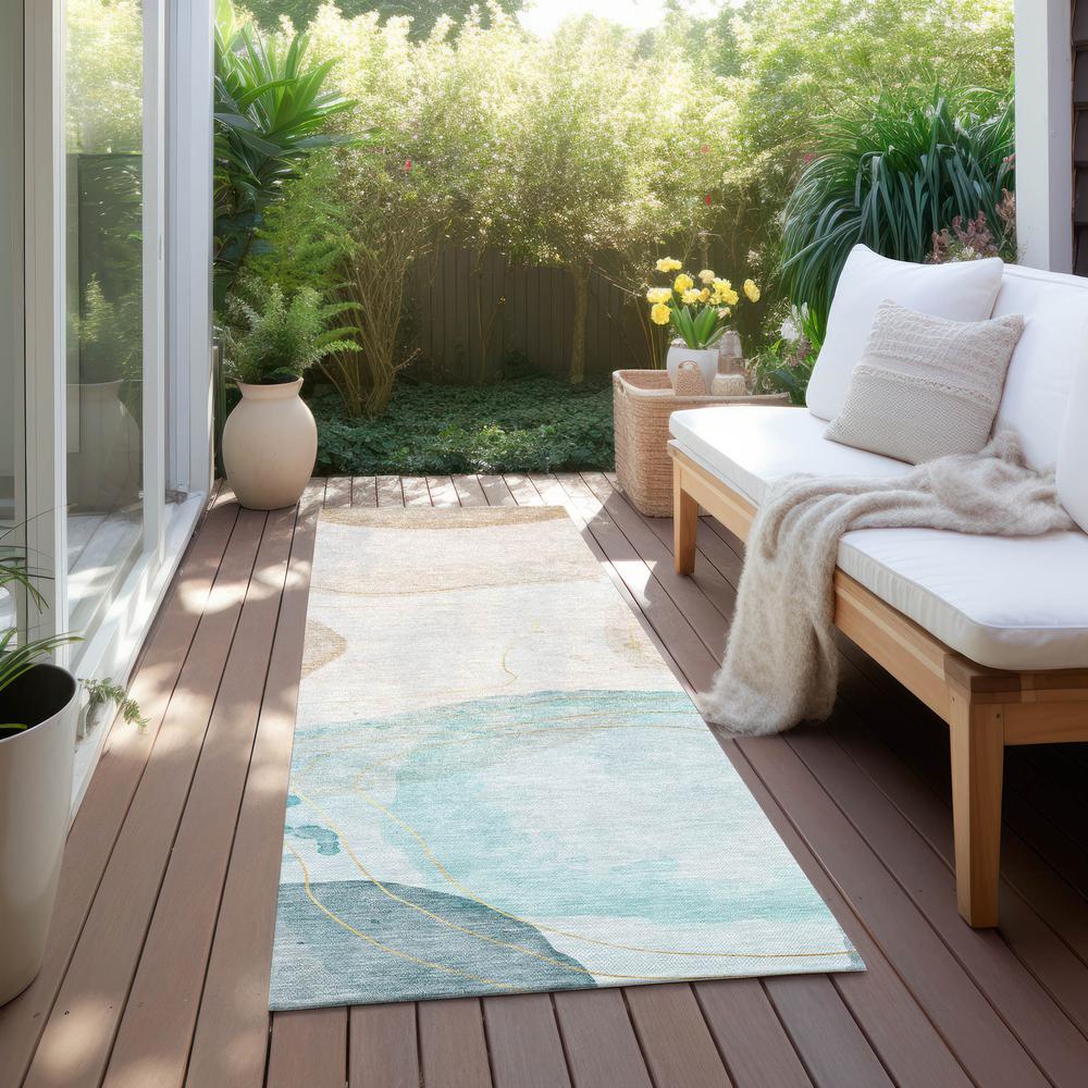 Chantille ACN546 Brown 2'3" x 7'6" Rug. Picture 7