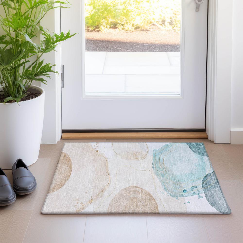 Chantille ACN546 Brown 1'8" x 2'6" Rug. Picture 6