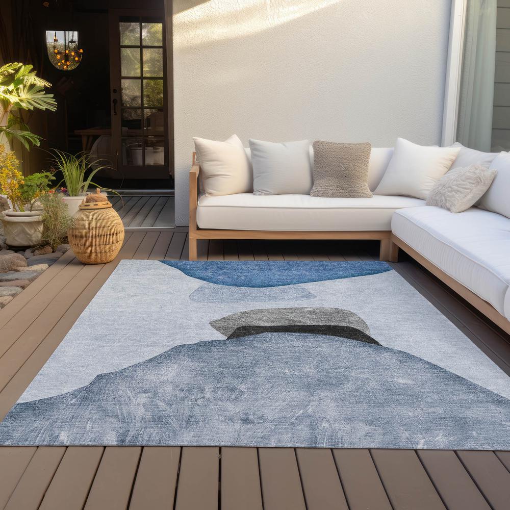 Chantille ACN547 Blue 2'6" x 3'10" Rug. Picture 9